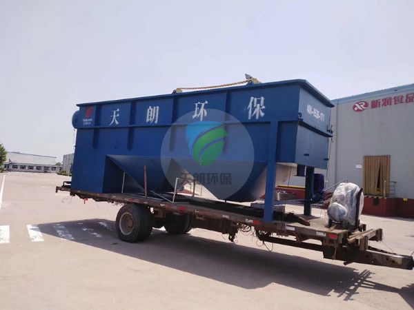 濰坊市新潤食品有限公司氣浮沉淀一體機設(shè)備使用現(xiàn)場